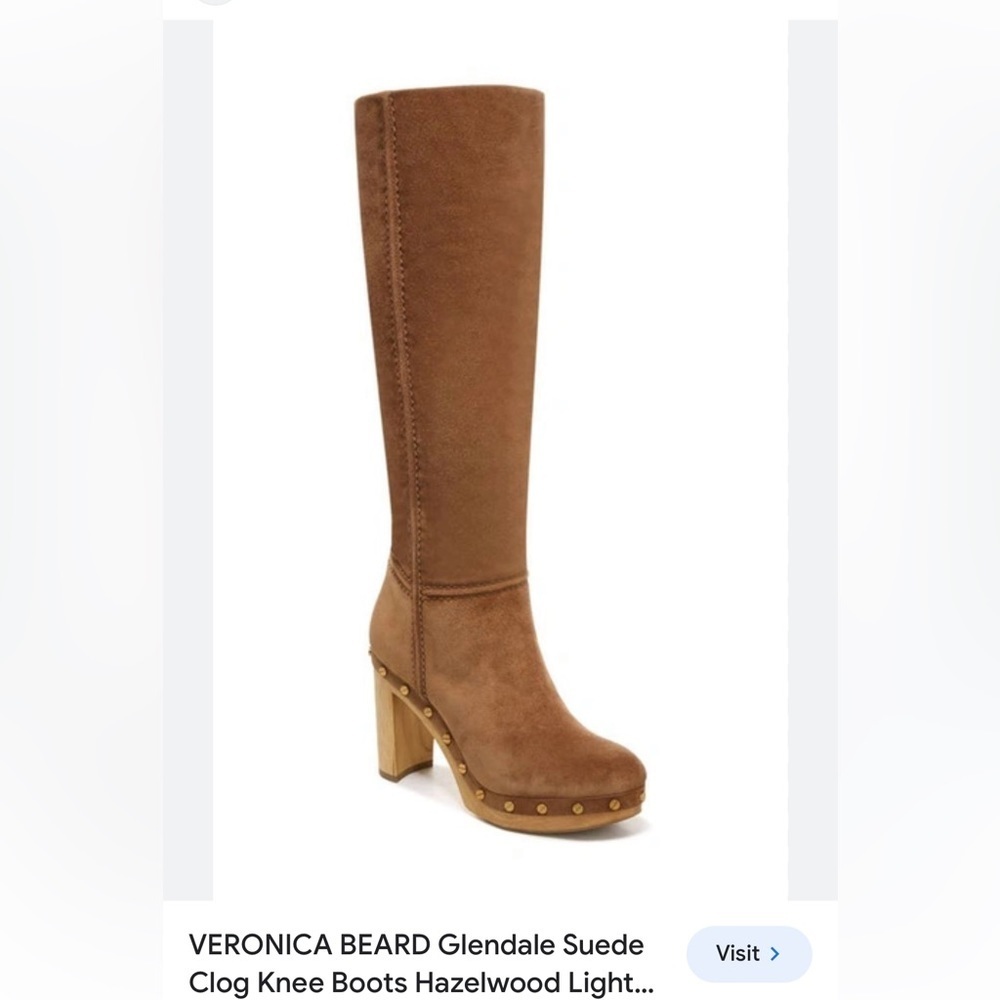 Veronica Beard Glendale clog boots.